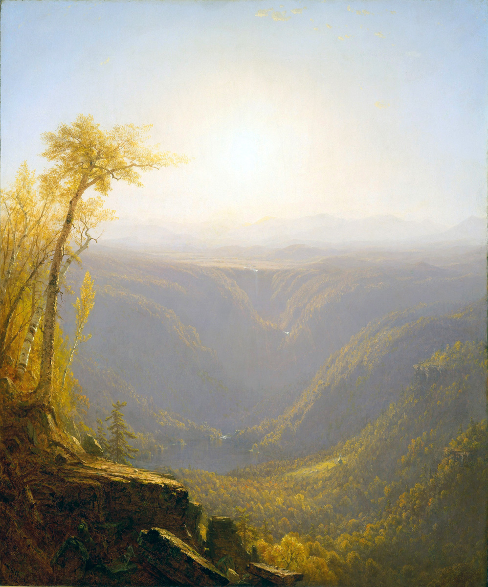 a gorge in the mountains